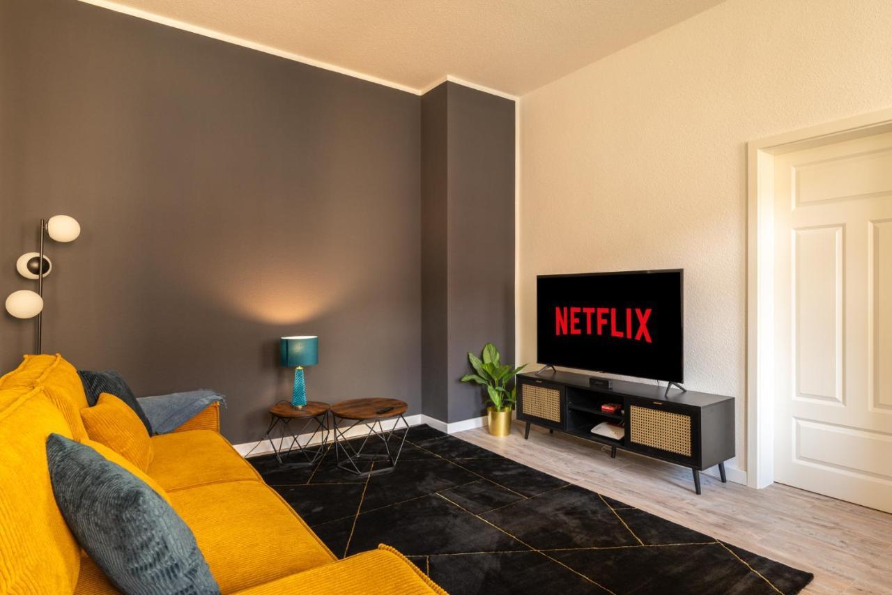 Maremar - Design Apartment - Luxus Boxspringbett - Zentral - Kueche - Arbeitsplatz - Highspeed Wlan 게라 외부 사진